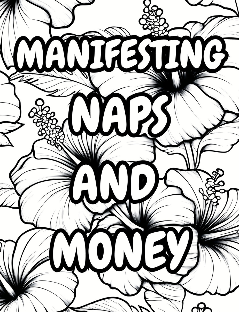 Manifesting Naps and Money – Canvas Wall Art